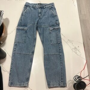 Cotton On - Size 28 Waist, Baggy fit Blue Jeans